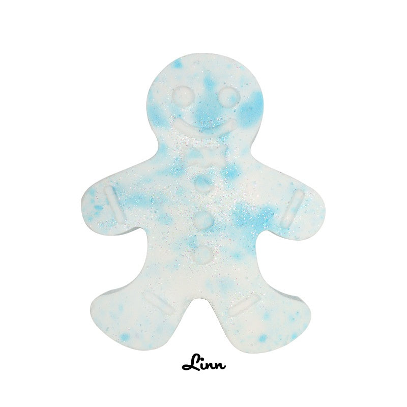 Oh no Mr Gingerbread fell in blue dye